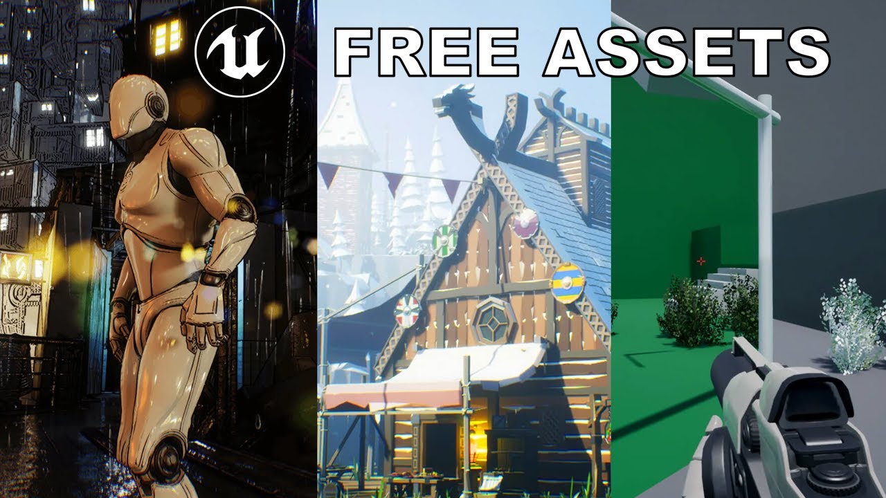 Unreal Engine May 2023 Free Marketplace Content Summary - YouTube