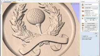 Vectric V8 Tutorials - Golf Award 3D Toolpathing