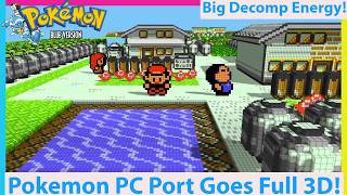 Pokemon Red Recomp and Blue Recomp Go Full 3D! Mod Support Goes Wild