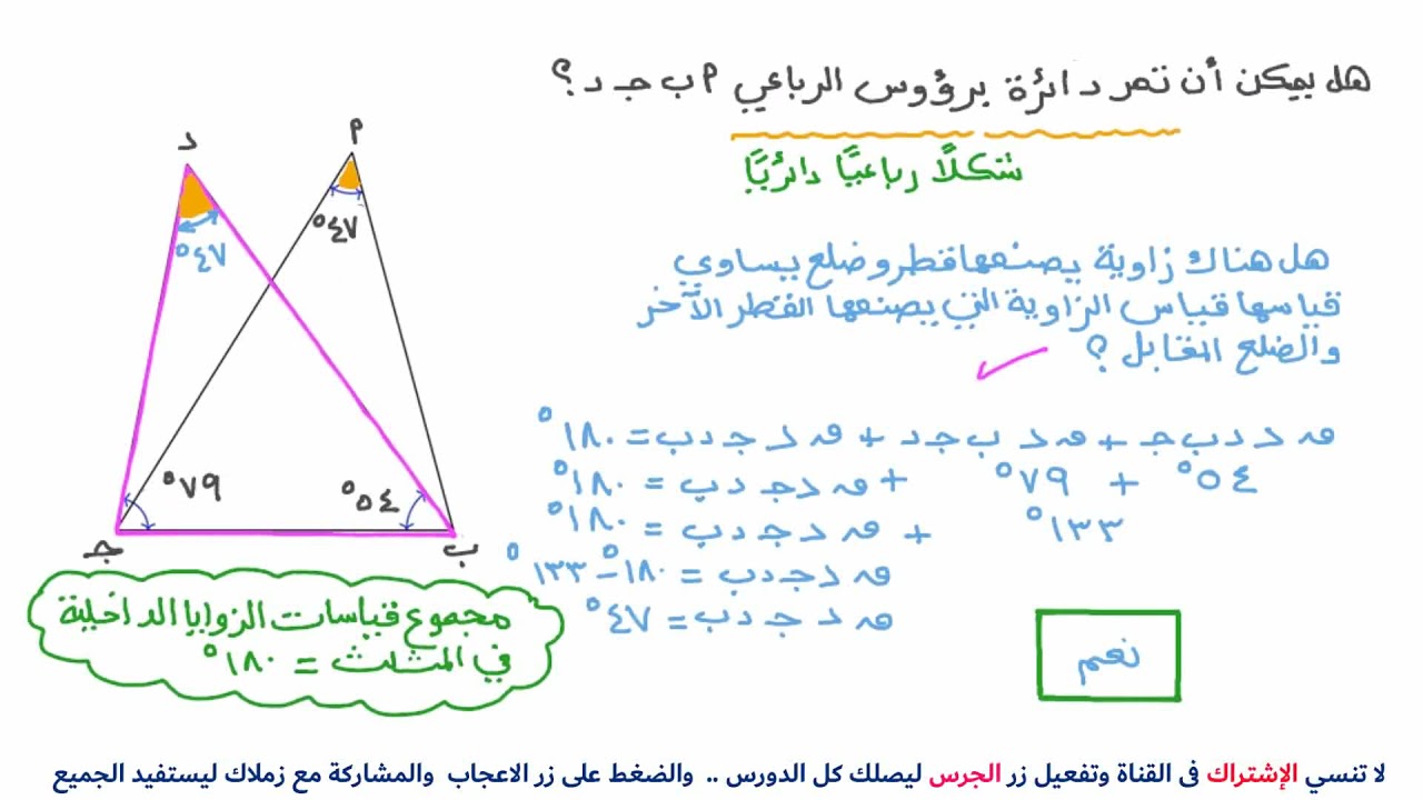 الشكل الرباعي الدائري