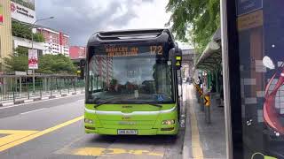 SMRT Buses MAN NL323F A22 (Batch 3) SMB1628T on Service 172 departing Bus Stop 44539