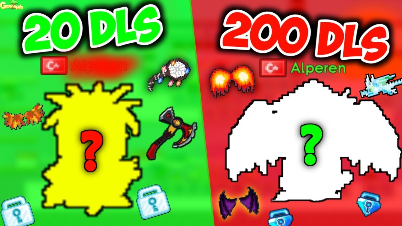20 Dls Vs. 200 Dls Set Challenge With a Fan ( Alperen Axe ) | GrowTopia