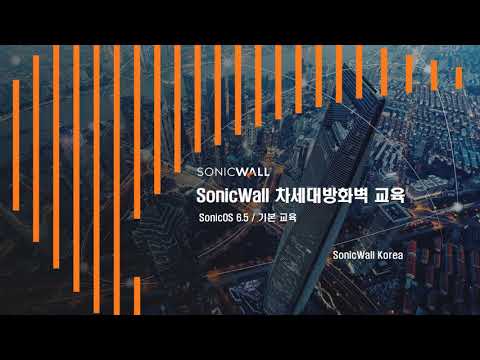 04 SonicWall 방화벽 기본 교육 Security 및 CFS 설정