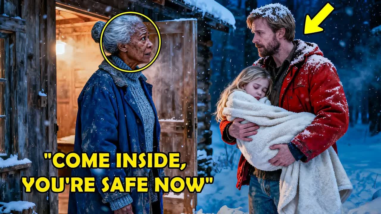 A Poor Old Lady Shelters a Stranger and His Sick Daughter, Unaware He Is a Billionaire