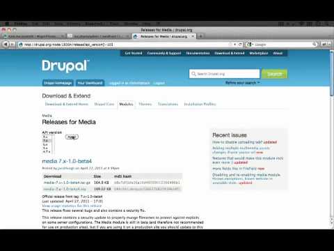 152. How to install the Media module (a Drupal how-to)