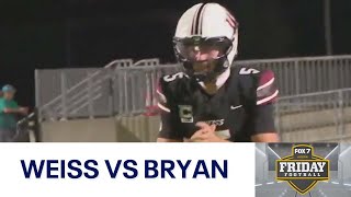 Texas HS Football Week 8: Weiss vs Bryan | FOX 7 Austin