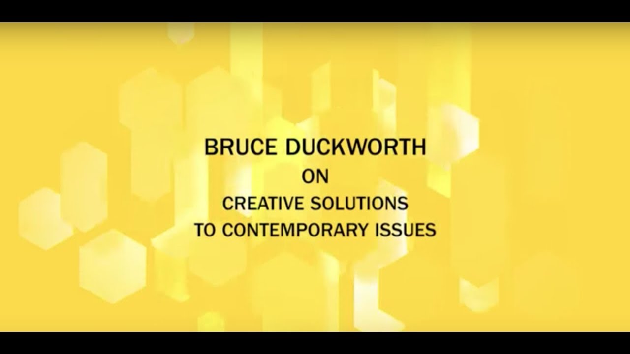 D&AD Awards 2017: Bruce Duckworth | Creative Solutions to Contemporary Issues