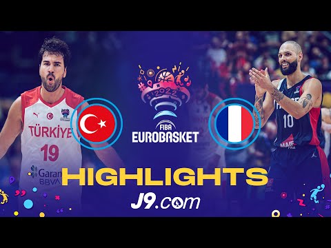 Turkey 🇹🇷 - France 🇫🇷 | Round of 16 | Game Highlights - FIBA #EuroBasket 2022