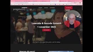 Vincent Everts Au Key Note Bij Low Code No Code Summit 1 November In Mediaplaza