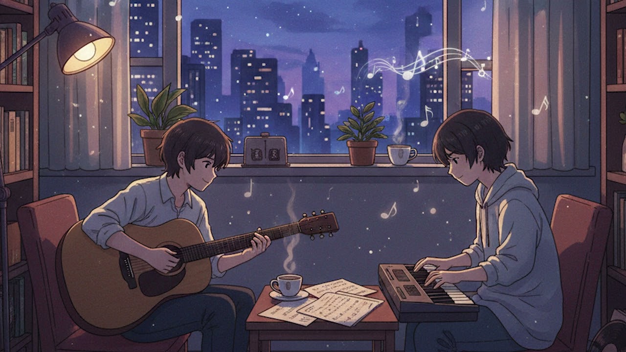 दुई स्वरको साँझ 🌆🎶 | Nepali Lo-Fi Song | Dual Voice Evening Vibes