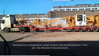 Transport niskopodwoziowy i ponadgabarytowy Nowe Orzechowo Oleksiak Paweł. Usługi transportowe