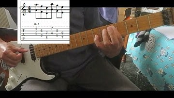 Double Stop Octaves Arpeggio Lick (with tabs) - DP