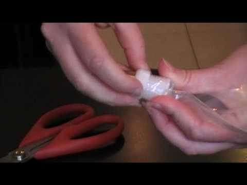 Using a piping bag, coupler and tips - YouTube