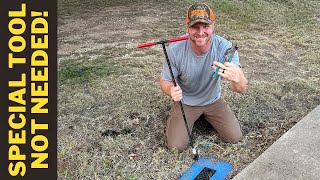 How to Shut Off Water to House - No Special Tool Necessary!!