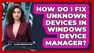 How Do I Fix Unknown Devices In Windows Device Manager? - All About Operating Systems