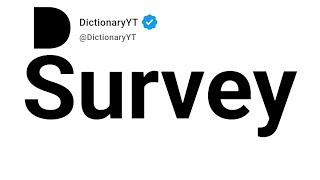 Survey Synonyms | Thesaurus | Similar Words 