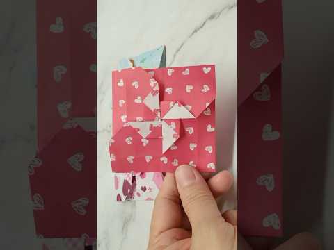 ✅ 手作信封DIY｜可愛風車信封摺法教學｜簡單摺紙也能做出幸福小禮物｜愉樂生活 #手作教學 #愉樂生活 #可愛手作