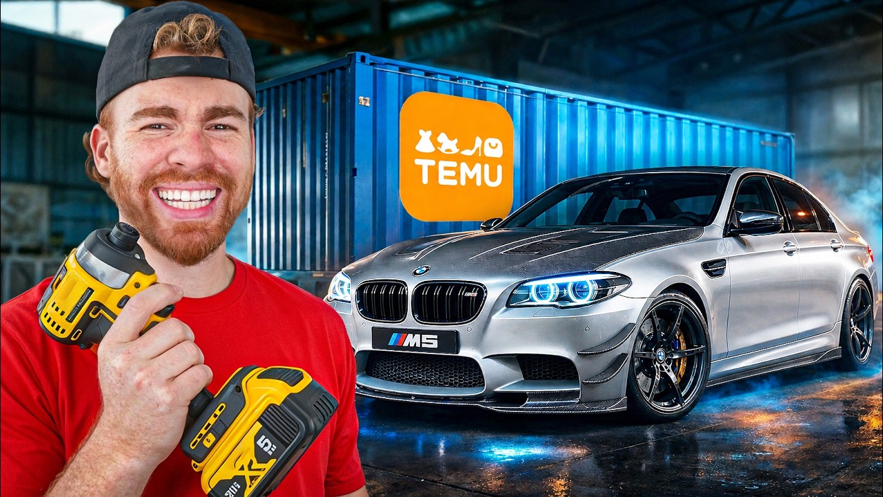 I Turned the CHEAPEST BMW M5 Into a SUPERCAR From TEMU!!