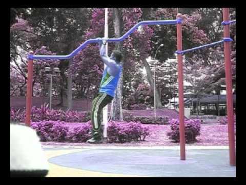 chin ups functional upperback forearms biceps triceps arms fitness strength training back monkey bar