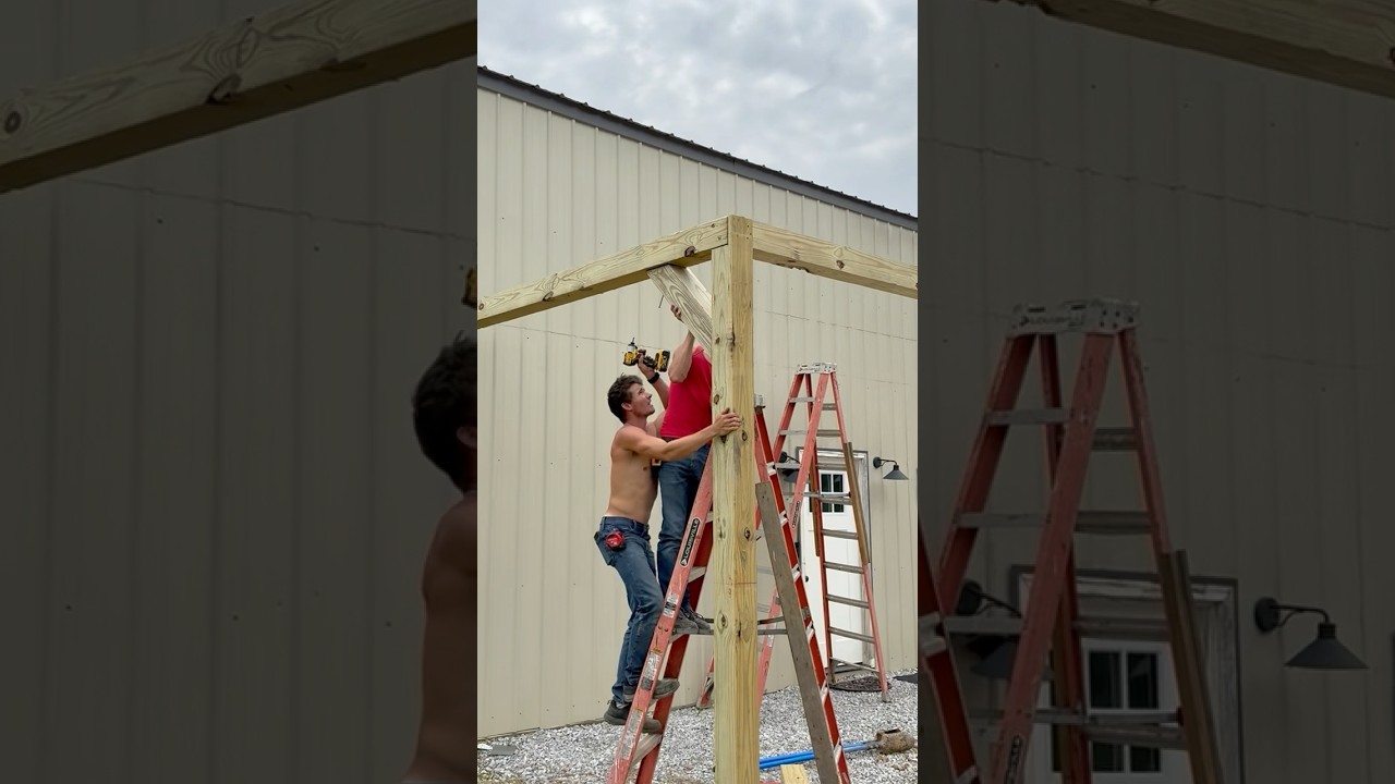 Building a 30 foot lean to ￼￼