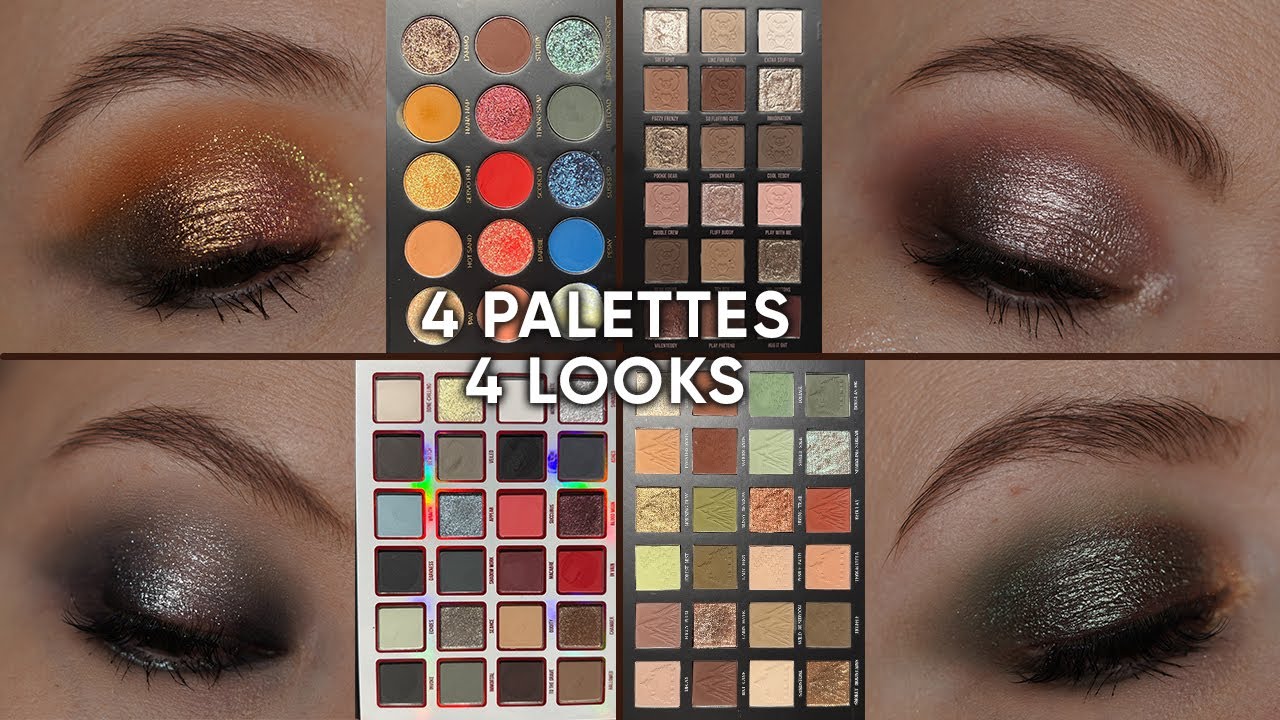 4 палетки, 4 образа | Blend Bunny Haunt Me, Glaminatrix Merry Chrissy, Givemeglow Down to Earth...