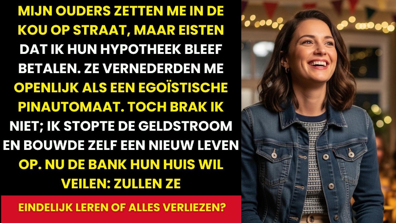 "In het holst van de nacht stond ik met twee koffers op straat, verbannen uit het huis waar ik mijn hele leven had gewoond. Mijn vader had net geschreeuwd dat ik maar moest vertrekken als ik niet...