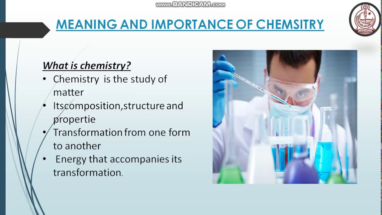 importance of chemistry YouTube