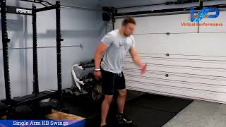 Single‑Arm Kettlebell Swing | Explosive Hip Hinge, Anti‑Rotation Core & Unilateral Power