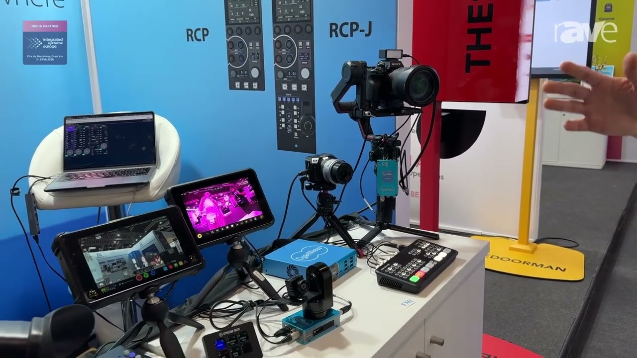 ISE 2026: Cyanview Presents RCP-J Remote Control Panel