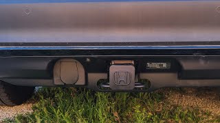 How to install trailer hitch on Honda Pilot Trailsport 2022