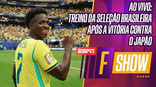 AO VIVO: SELEÇÃO BRASILEIRA JÁ TREINA DE OLHO NAS OITAVAS DE FINAIS APÓS BATER O JAPÃO | F SHOW