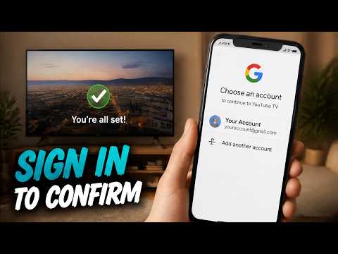 How To Sign In / Login to YouTube TV on Smart TV (2026 Update) (Easy Fix)