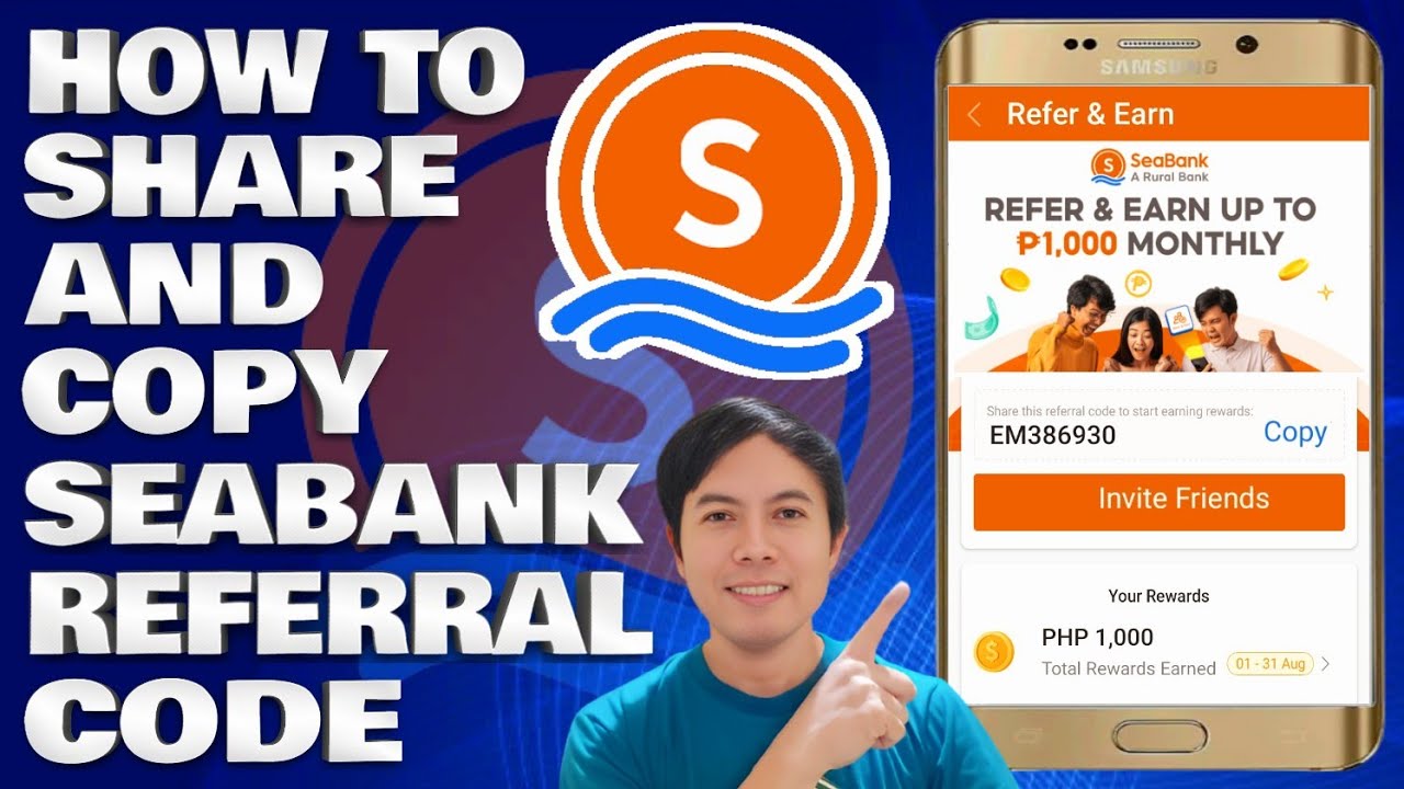 How To Share and Copy SeaBank Referral Code To Get Instant Rewards