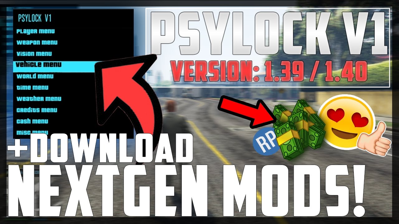 GTA 5 PC 1.39/1.40/1.41 ONLINE/OFFLINE quot;PSYLOCK V1quot; MOD MENU MONEY LEVEL HACK ANTIBAN GTA 5 PC 1.39/1.40/1.41 ONLINE/OFFLINE quot;PSYLOCK V1quot; MOD MENU MONEY LEVEL HACK ANTIBAN