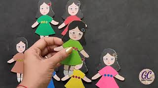 DIY room decor. Ceiling hanging Angels.Children room decoration with cardboard. / DIY room decor screenshot 2