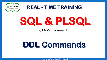 Session- 5:SQL and PLSQL Real - time training || DDL Commands || NOV batch