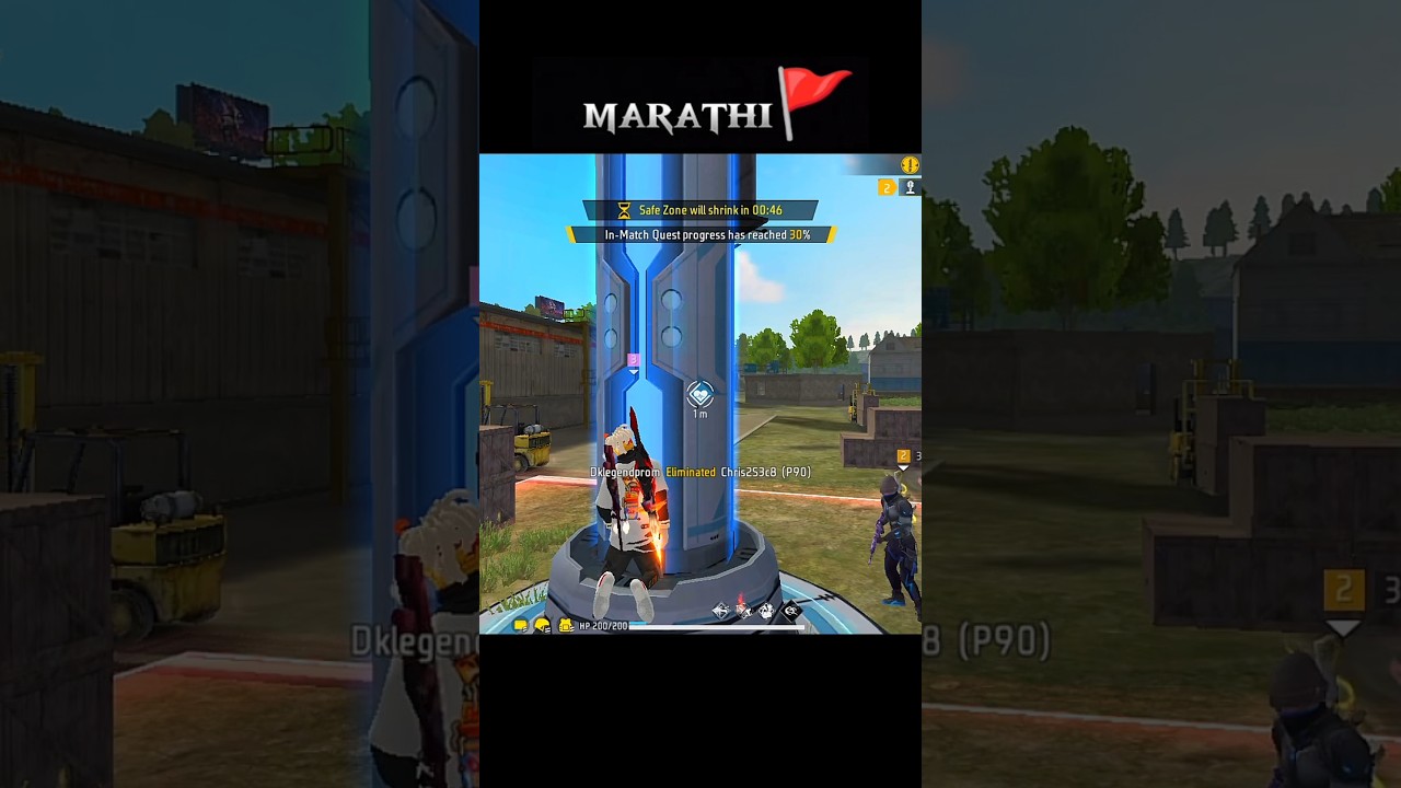 Freefire मराठी🔥❤️|अचानक उडत आला 😂🤡| 