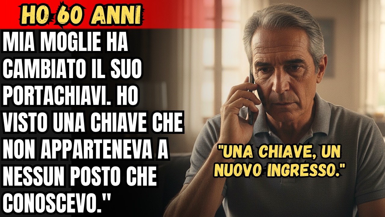 MIA MOGLIE HA CAMBIATO IL SUO PORTACHIAVI. HO VISTO UNA CHIAVE CHE NON APPARTENEVA A NESSUN...