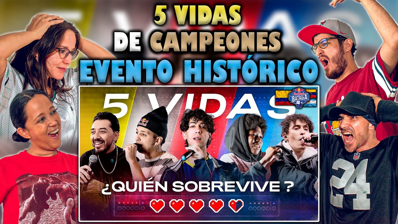 💔¡ESTO NUNCA DECEPCIONA! COLOMBIANOS REACCIONAN a RED BULL 5 VIDAS LOKILLO/MARITHEA/MCKLOPEDIA/MECHA