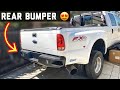 2001 F350 7.3 Rough Country Rear Bumper Upgrade - with LED Pods