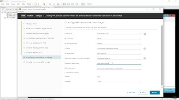 การติดตั้ง และ การกำหนดค่า vCenter Server 6.x to 7.0 แบบ Step-by-Step