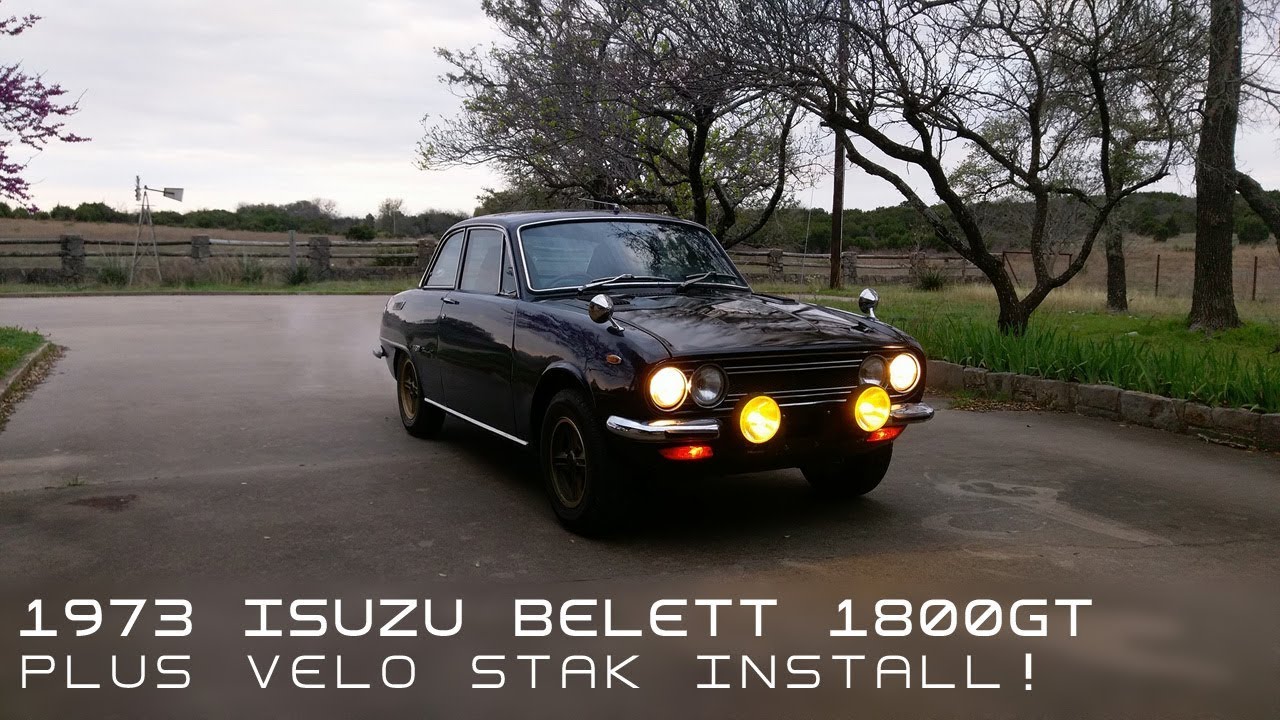 1973 Isuzu Bellett and Velo Stak Velocity Stacks