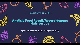 FOOD RECALL NUTRISURVEY - PART 1