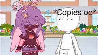 Fr someone just copied my OC in gacha online when roblox was like open👁👄👁 (read desc)