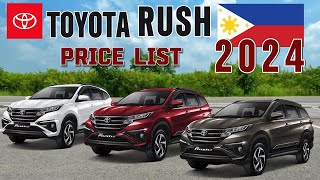 Toyota Rush Price and Specifications 2024