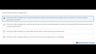 How do Performance Max campaigns work