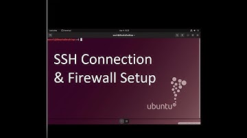 How to setup SSH Connection with FW on Ubuntu 22.04