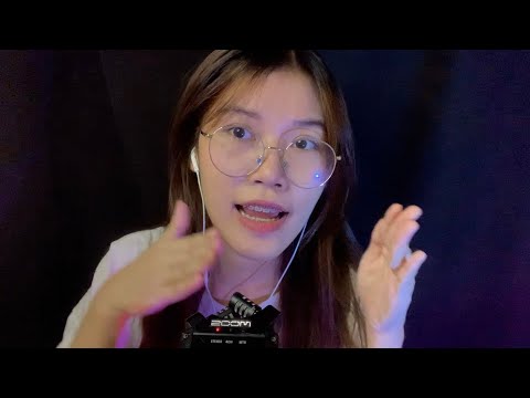 ASMR Thai Whispering / Tingles / คนดูไม่หลับนะ คนทำจะหลับก่อน