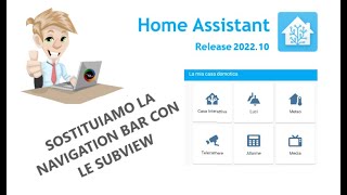 Tips & Tricks, Creiamo le Subview in Home Assistant