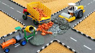 DIY  Road Roller Build Modern Concrete Road | Construction Science Project